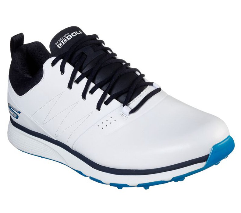 Skechers Go Mojo - Punch Shot - Mens Golf Shoes White/Blue [AU-XL1878]